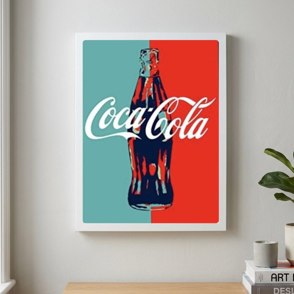 bar and restaurant decoration, coca cola - Vibes Districtbar and restaurant decoration, coca cola poster SilverVibes District