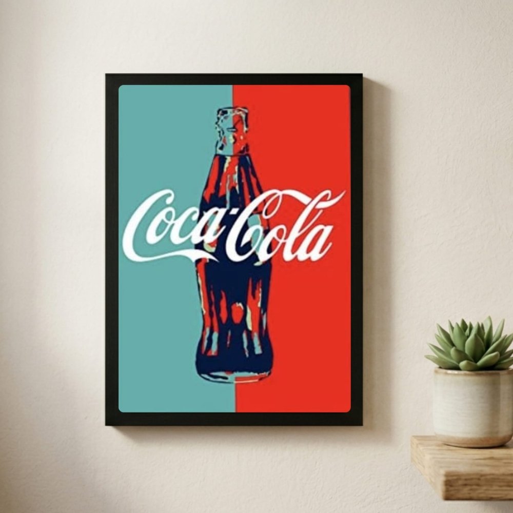 bar and restaurant decoration, coca cola - Vibes Districtbar and restaurant decoration, coca cola poster SilverVibes District