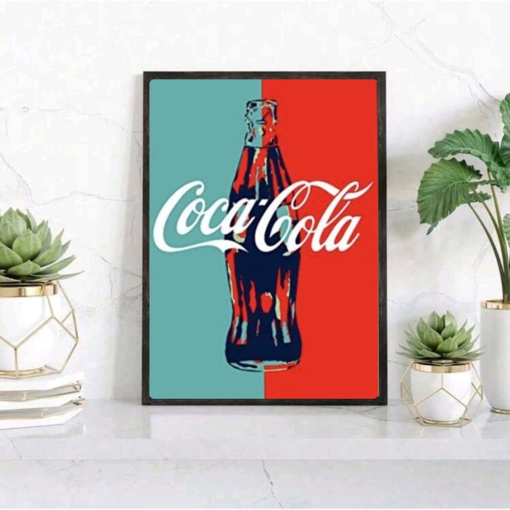 bar and restaurant decoration, coca cola - Vibes Districtbar and restaurant decoration, coca cola poster SilverVibes District