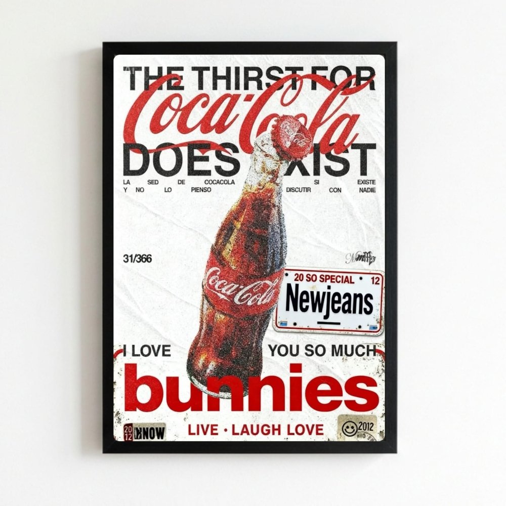 bar and restaurant decoration, coca cola - Vibes Districtbar and restaurant decoration, coca cola poster NeroVibes District