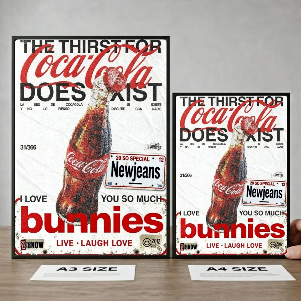 bar and restaurant decoration, coca cola - Vibes Districtbar and restaurant decoration, coca cola poster BiancoVibes District