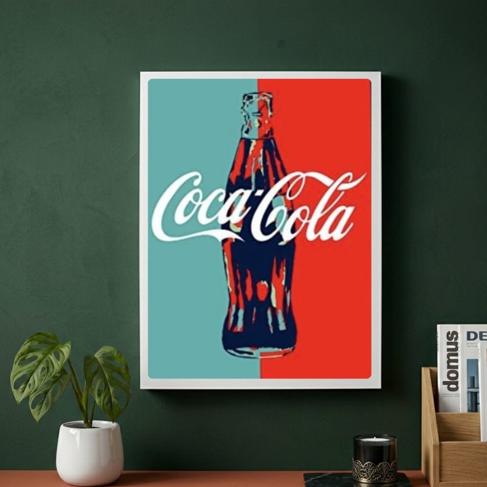 bar and restaurant decoration, coca cola - Vibes Districtbar and restaurant decoration, coca cola poster SilverVibes District