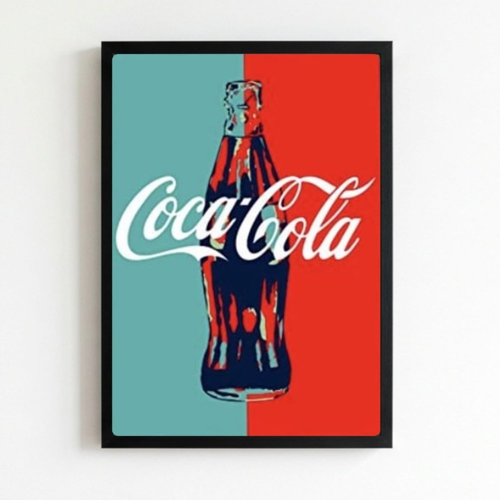 bar and restaurant decoration, coca cola - Vibes Districtbar and restaurant decoration, coca cola poster NeroVibes District