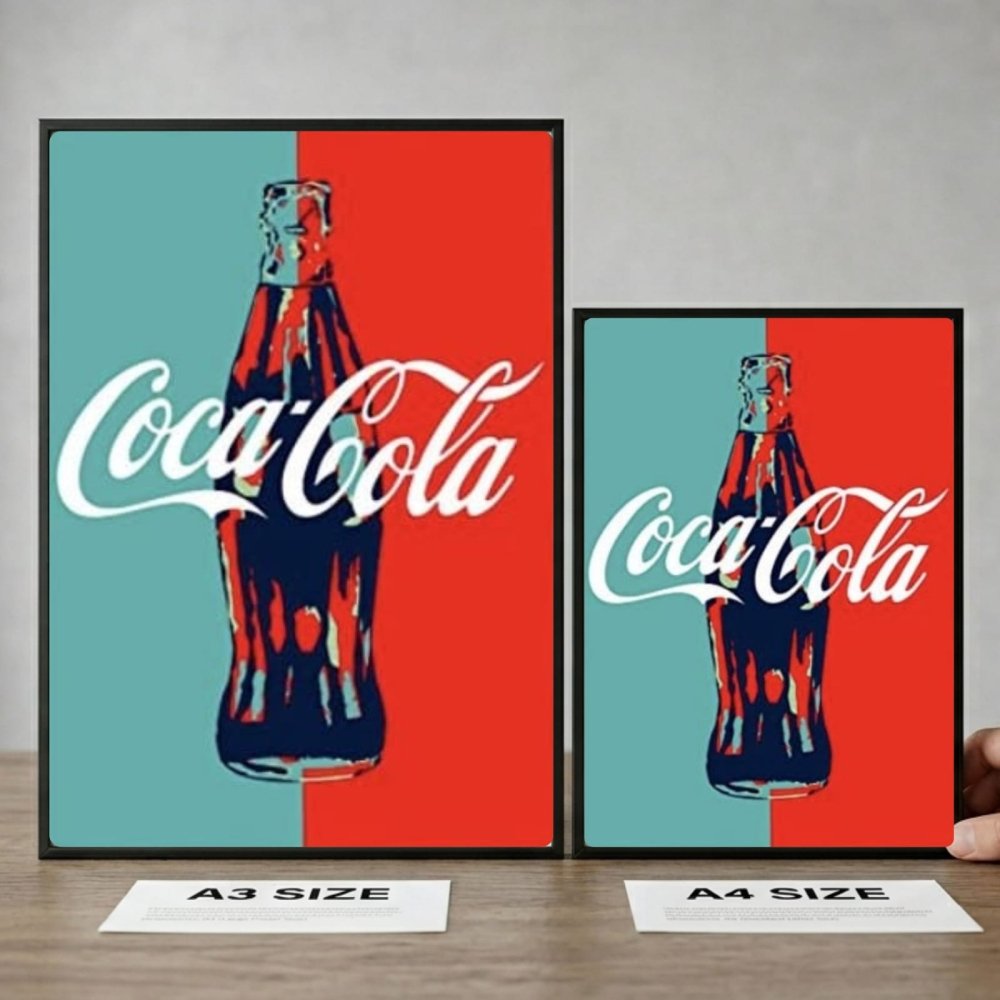 bar and restaurant decoration, coca cola - Vibes Districtbar and restaurant decoration, coca cola poster SilverVibes District