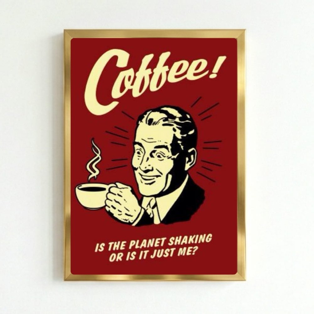 bar and restaurant decoration, coffee - Vibes Districtbar and restaurant decoration, coffee poster GoldVibes District