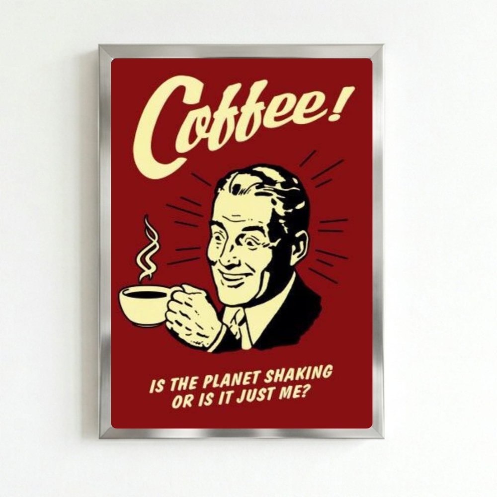 bar and restaurant decoration, coffee - Vibes Districtbar and restaurant decoration, coffee poster SilverVibes District