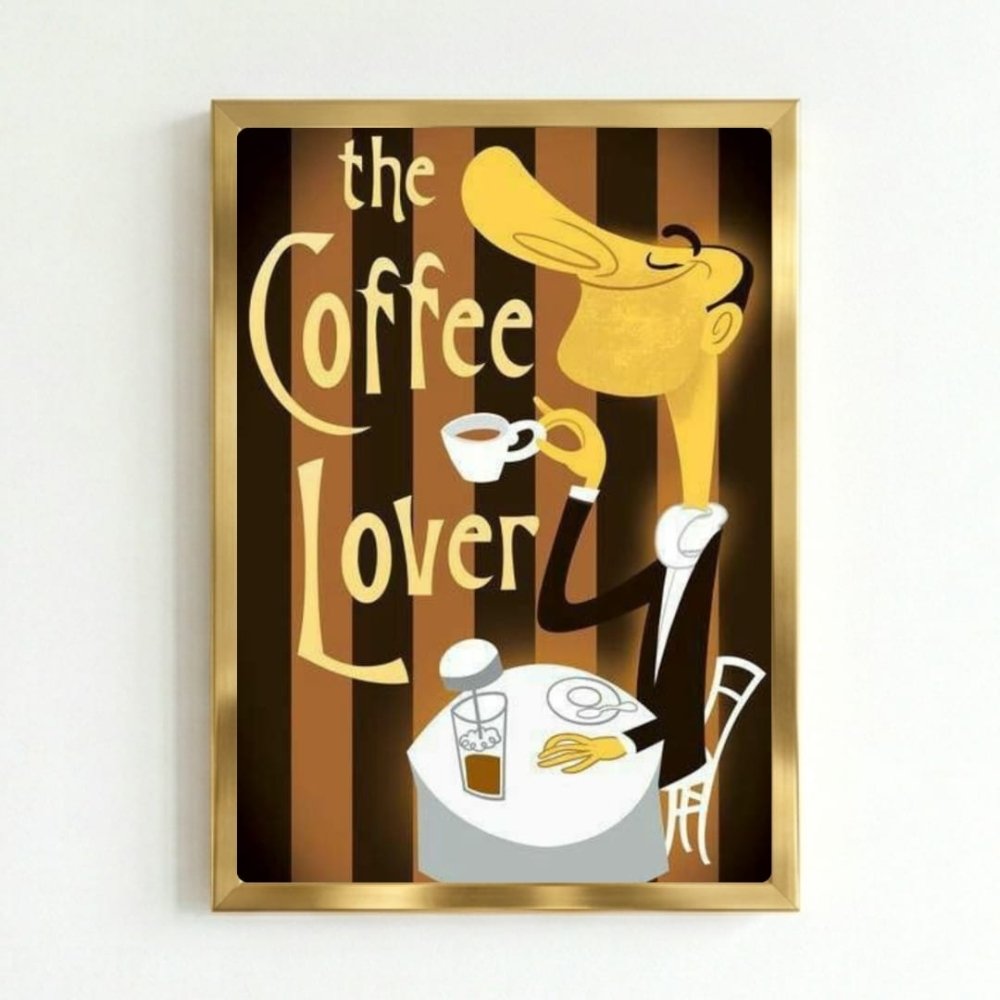 bar and restaurant decoration, coffee - Vibes Districtbar and restaurant decoration, coffee poster GoldVibes District