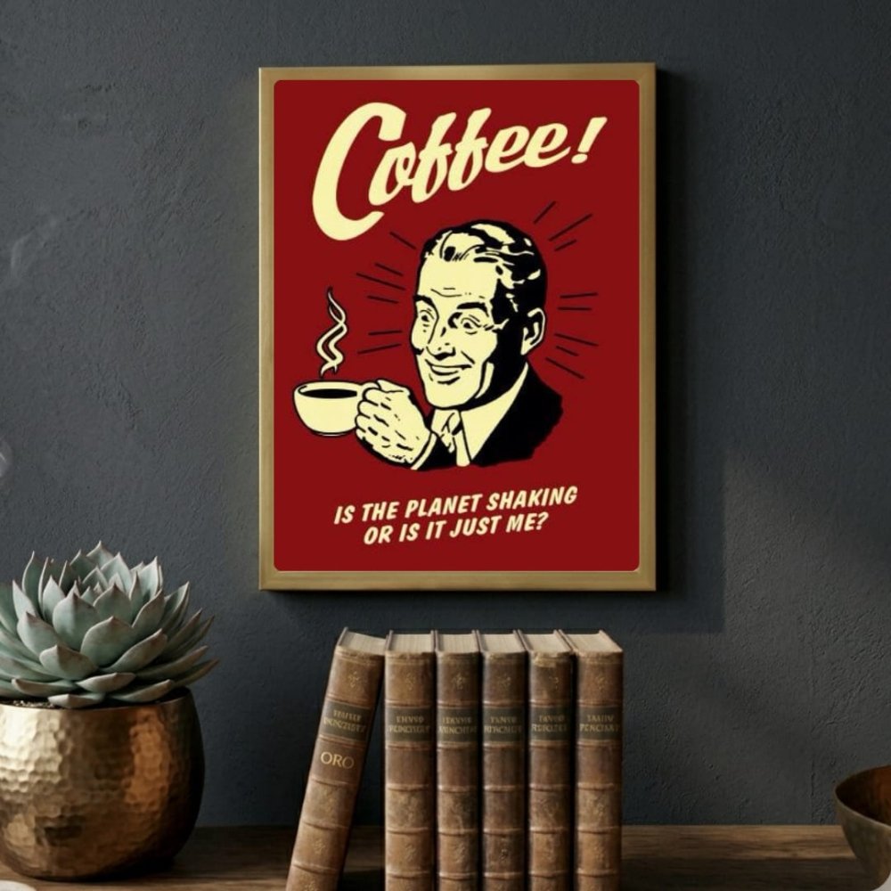 bar and restaurant decoration, coffee - Vibes Districtbar and restaurant decoration, coffee poster GoldVibes District