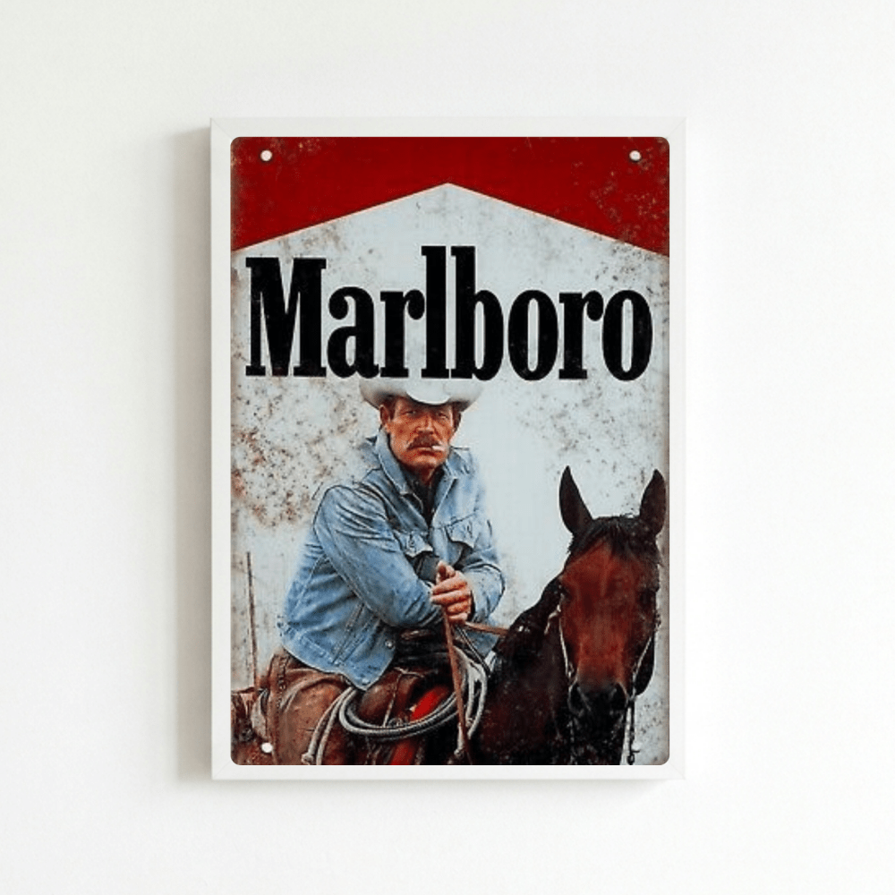 bar and restaurant decoration, marlboro sigarette - Vibes Districtbar and restaurant decoration, marlboro sigarette poster BiancoVibes District