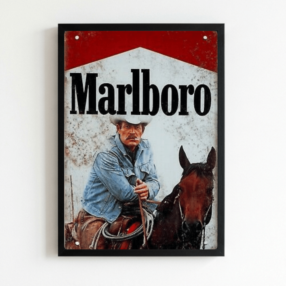 bar and restaurant decoration, marlboro sigarette - Vibes Districtbar and restaurant decoration, marlboro sigarette poster NeroVibes District
