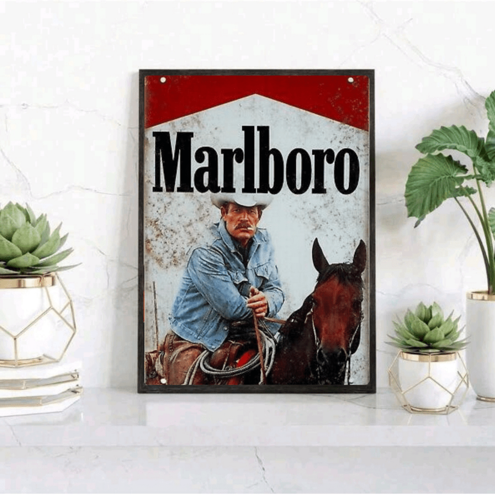 bar and restaurant decoration, marlboro sigarette - Vibes Districtbar and restaurant decoration, marlboro sigarette poster BiancoVibes District
