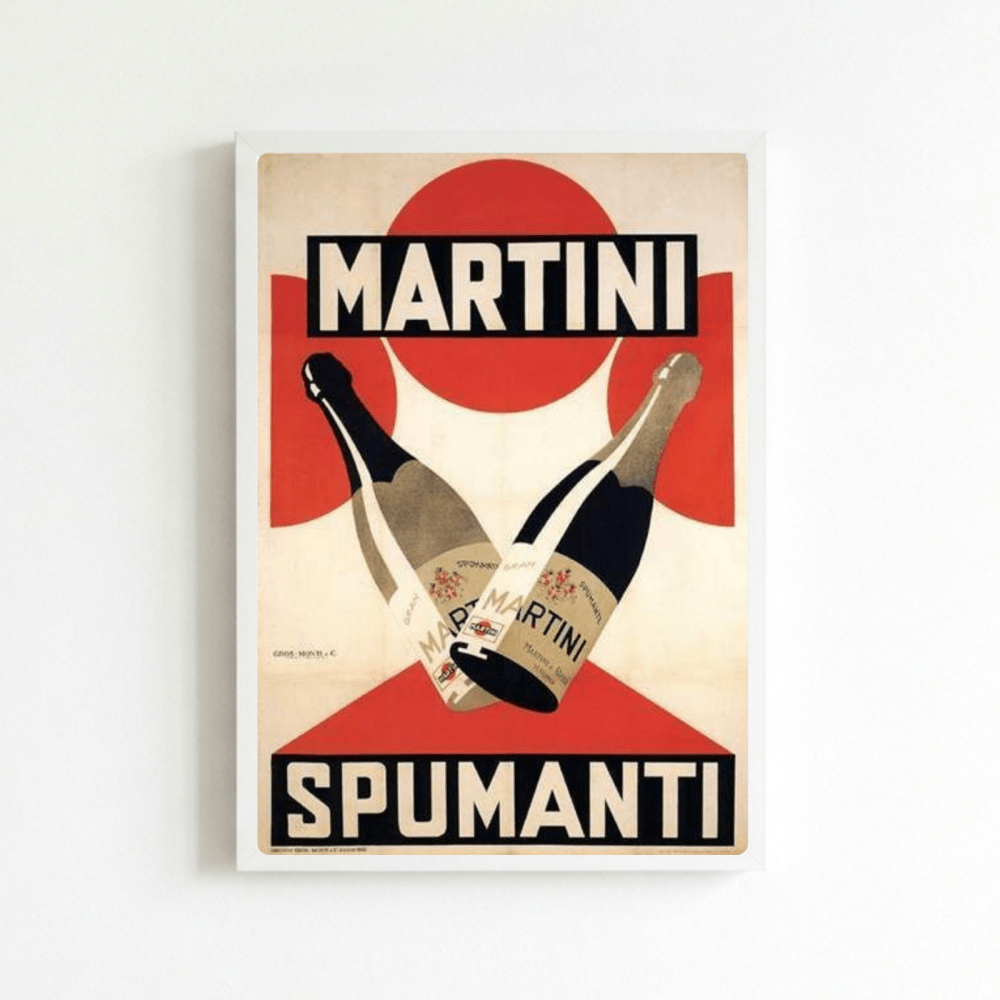 bar and restaurant decoration, martini - Vibes Districtbar and restaurant decoration, martini poster BiancoVibes District