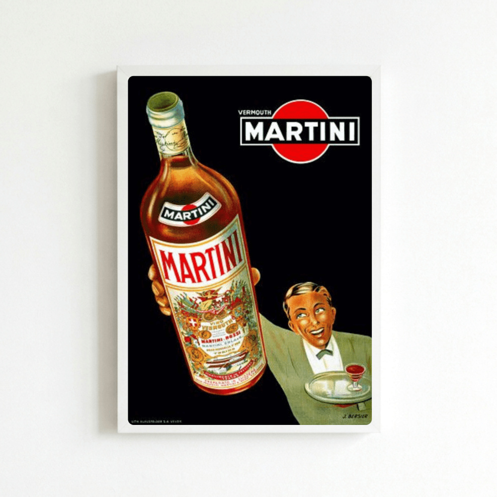 bar and restaurant decoration, martini - Vibes Districtbar and restaurant decoration, martini poster BiancoVibes District