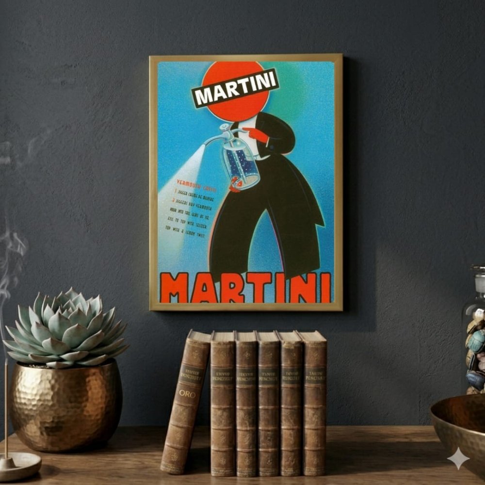 bar and restaurant decoration martini - Vibes Districtbar and restaurant decoration martini poster BiancoVibes District