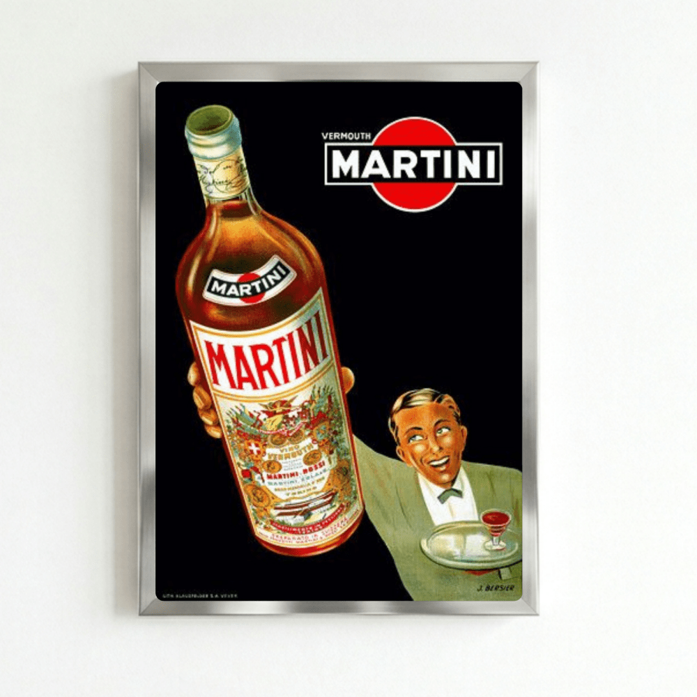 bar and restaurant decoration, martini - Vibes Districtbar and restaurant decoration, martini poster SilverVibes District