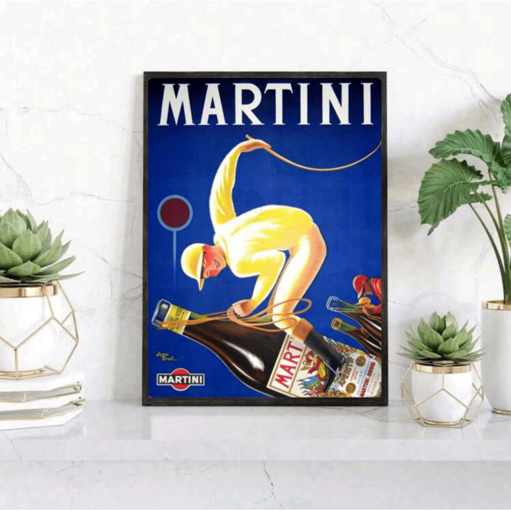 bar and restaurant decoration, martini - Vibes Districtbar and restaurant decoration, martini poster GoldVibes District
