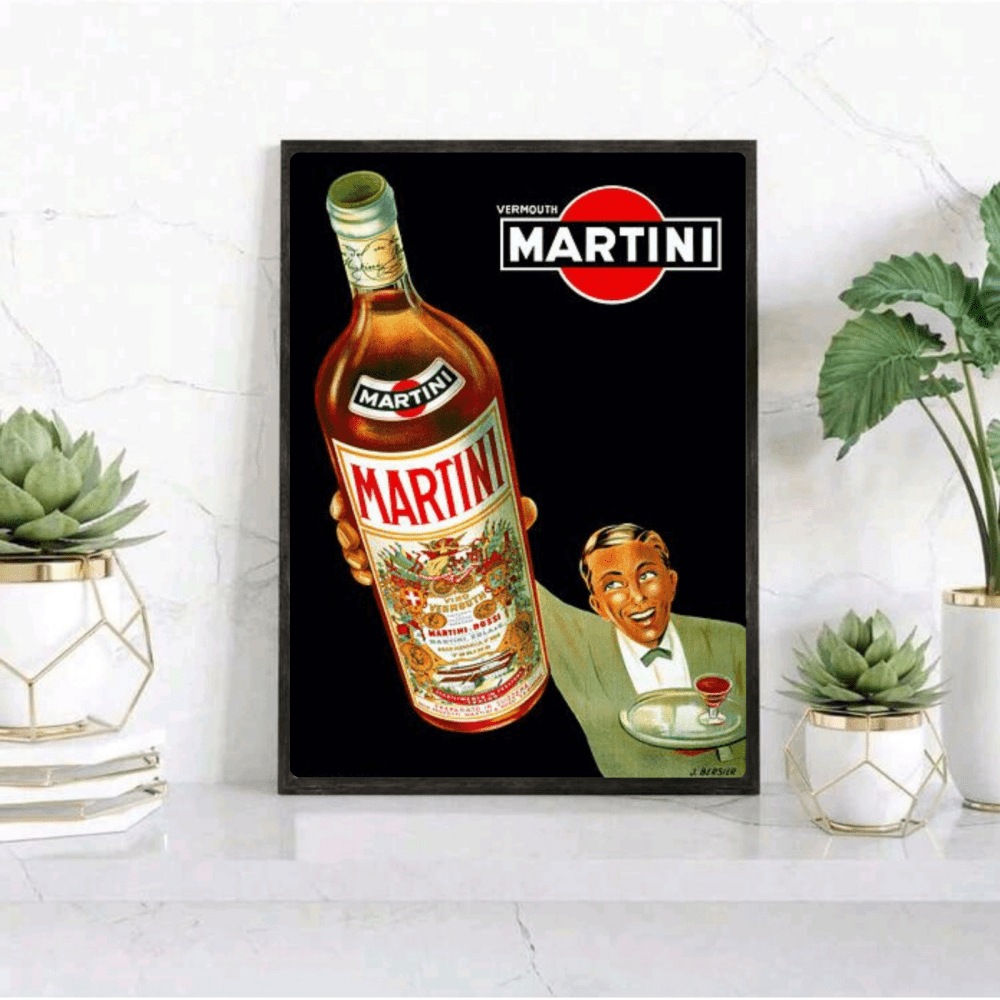 bar and restaurant decoration, martini - Vibes Districtbar and restaurant decoration, martini poster GoldVibes District