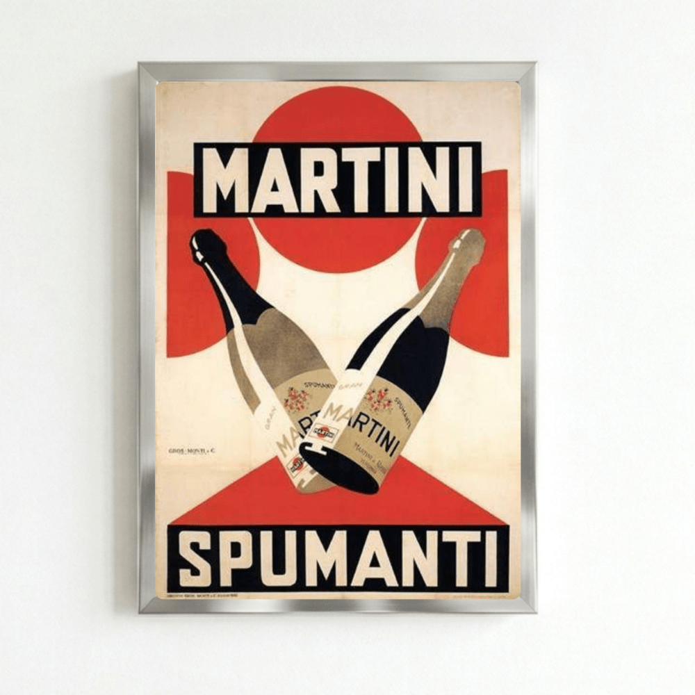 bar and restaurant decoration, martini - Vibes Districtbar and restaurant decoration, martini poster SilverVibes District
