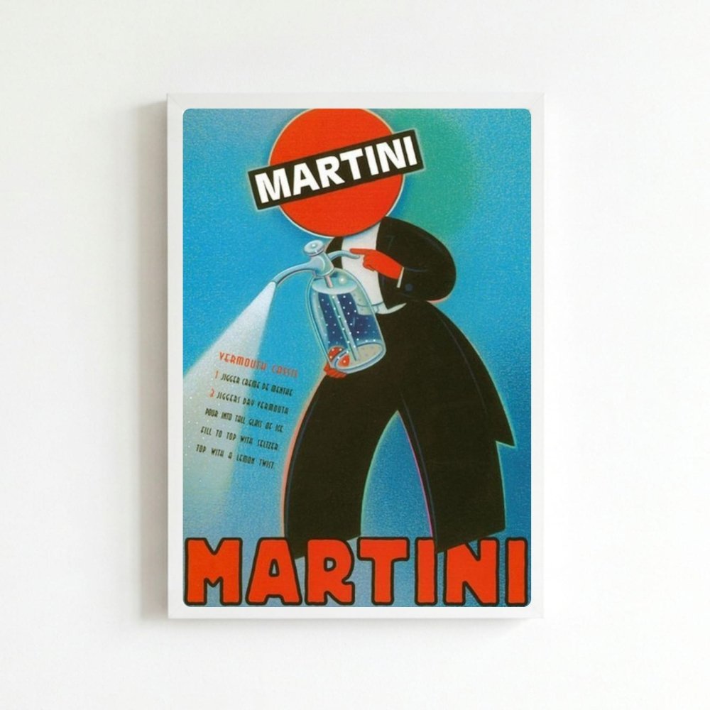 bar and restaurant decoration martini - Vibes Districtbar and restaurant decoration martini poster BiancoVibes District