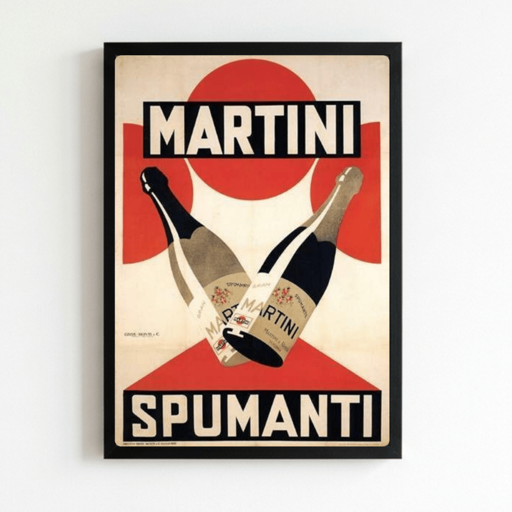 bar and restaurant decoration, martini - Vibes Districtbar and restaurant decoration, martini poster NeroVibes District