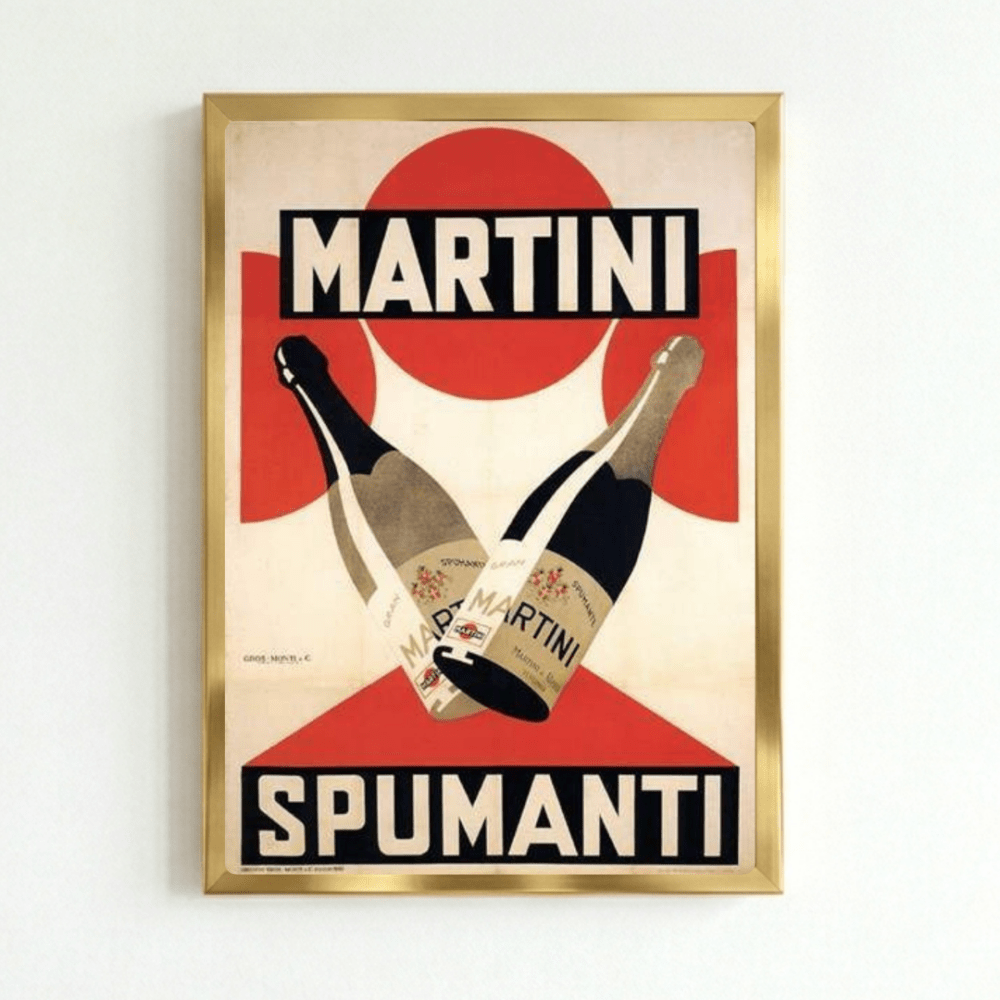 bar and restaurant decoration, martini - Vibes Districtbar and restaurant decoration, martini poster GoldVibes District