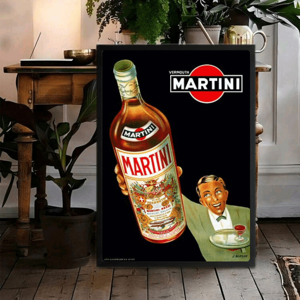 bar and restaurant decoration, martini - Vibes Districtbar and restaurant decoration, martini poster GoldVibes District