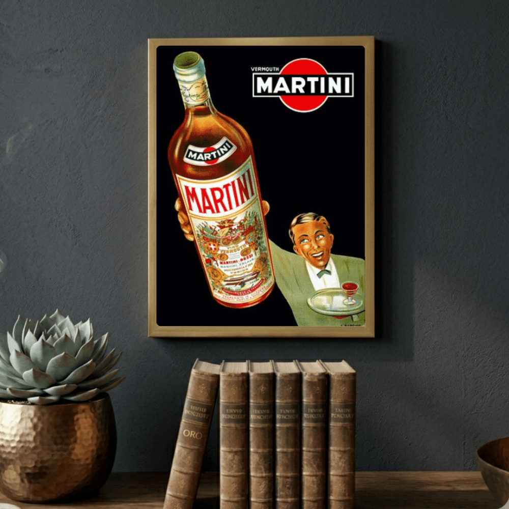 bar and restaurant decoration, martini - Vibes Districtbar and restaurant decoration, martini poster GoldVibes District