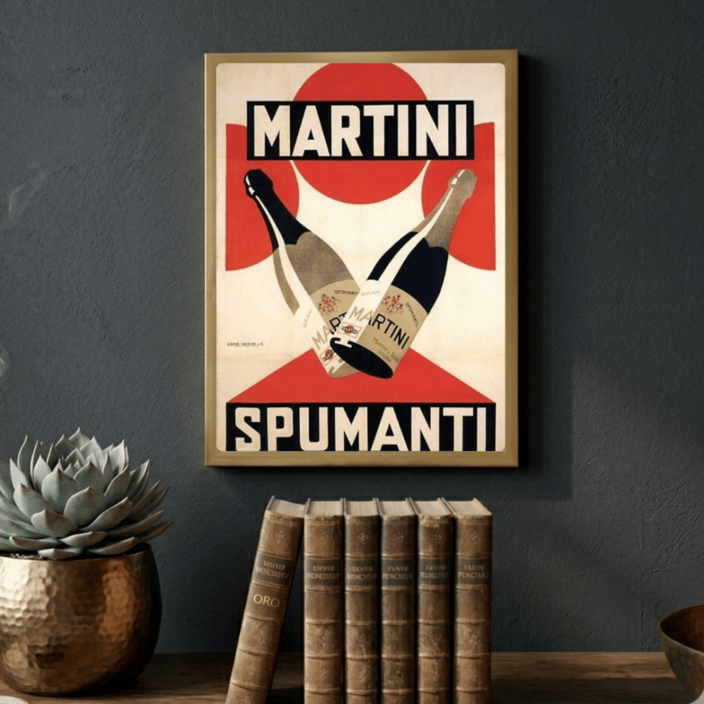bar and restaurant decoration, martini - Vibes Districtbar and restaurant decoration, martini poster GoldVibes District
