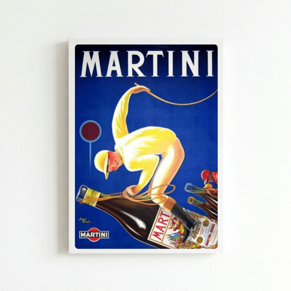 bar and restaurant decoration, martini - Vibes Districtbar and restaurant decoration, martini poster BiancoVibes District