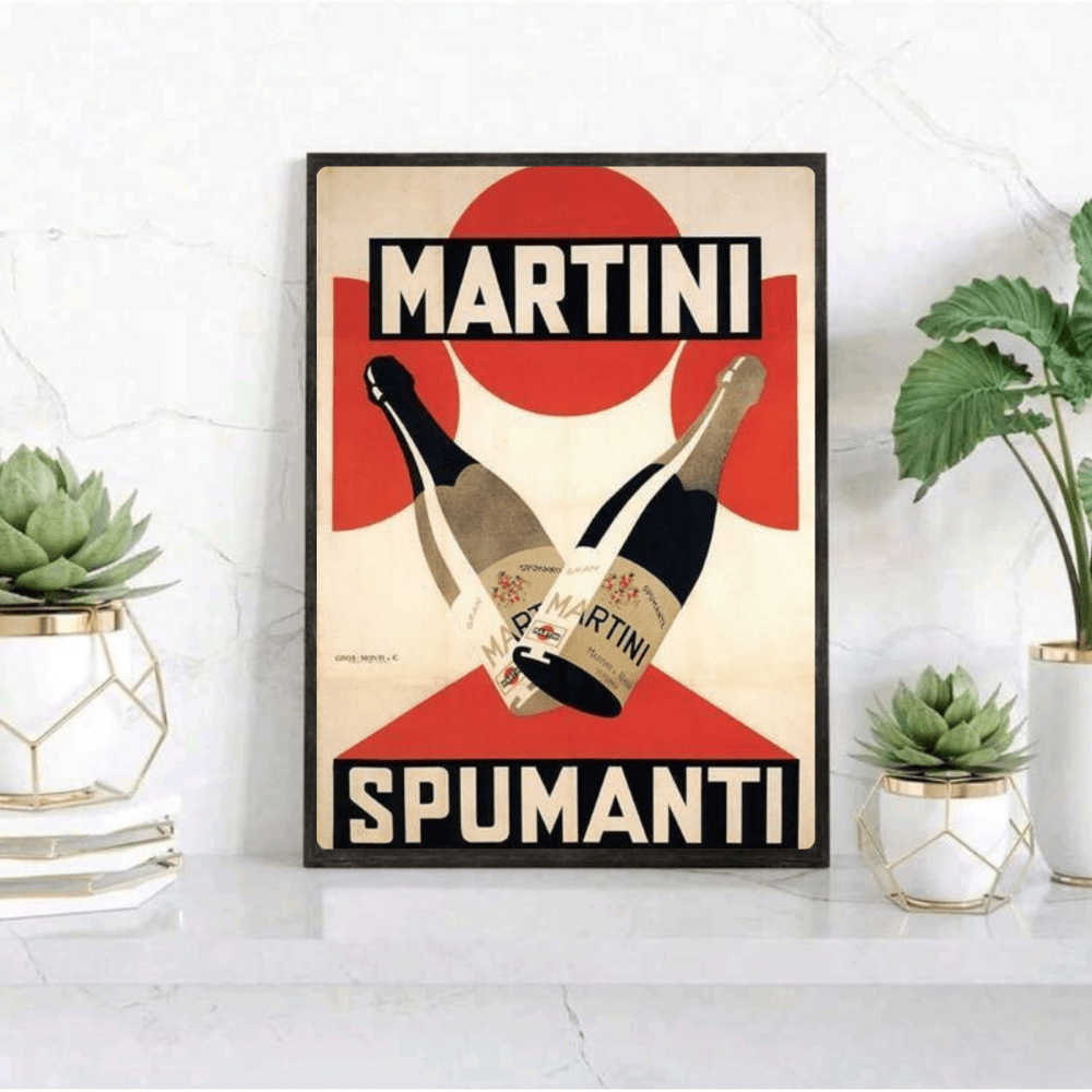 bar and restaurant decoration, martini - Vibes Districtbar and restaurant decoration, martini poster GoldVibes District