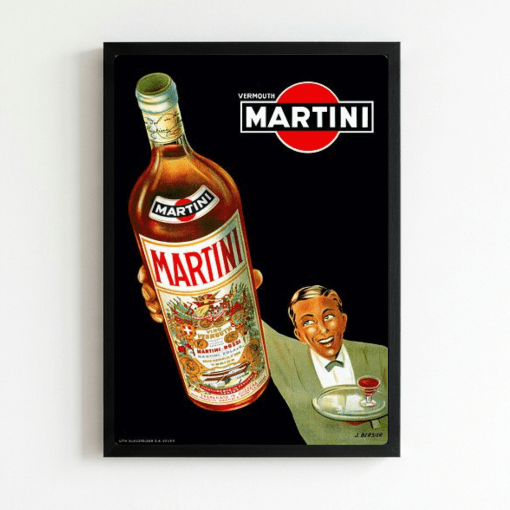 bar and restaurant decoration, martini - Vibes Districtbar and restaurant decoration, martini poster NeroVibes District