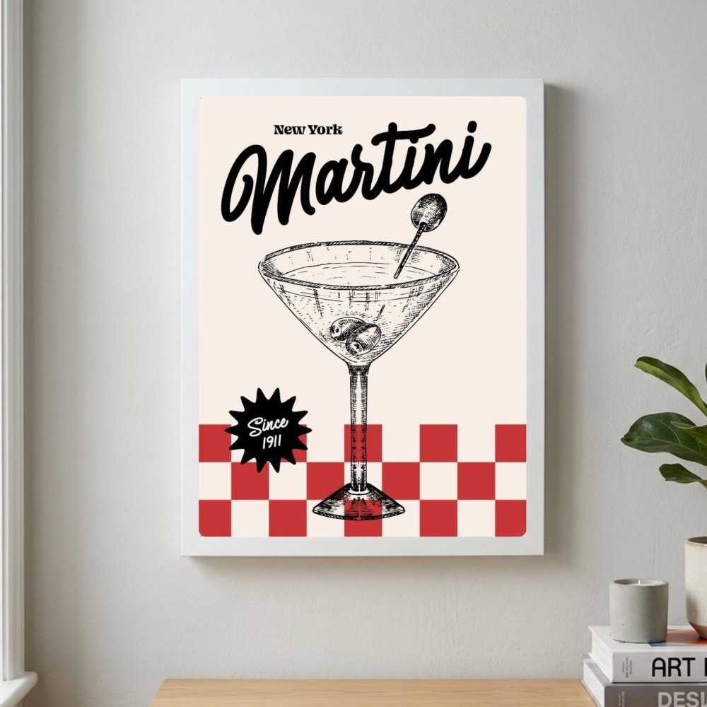 bar and restaurant decoration martini - Vibes Districtbar and restaurant decoration martini poster GoldVibes District