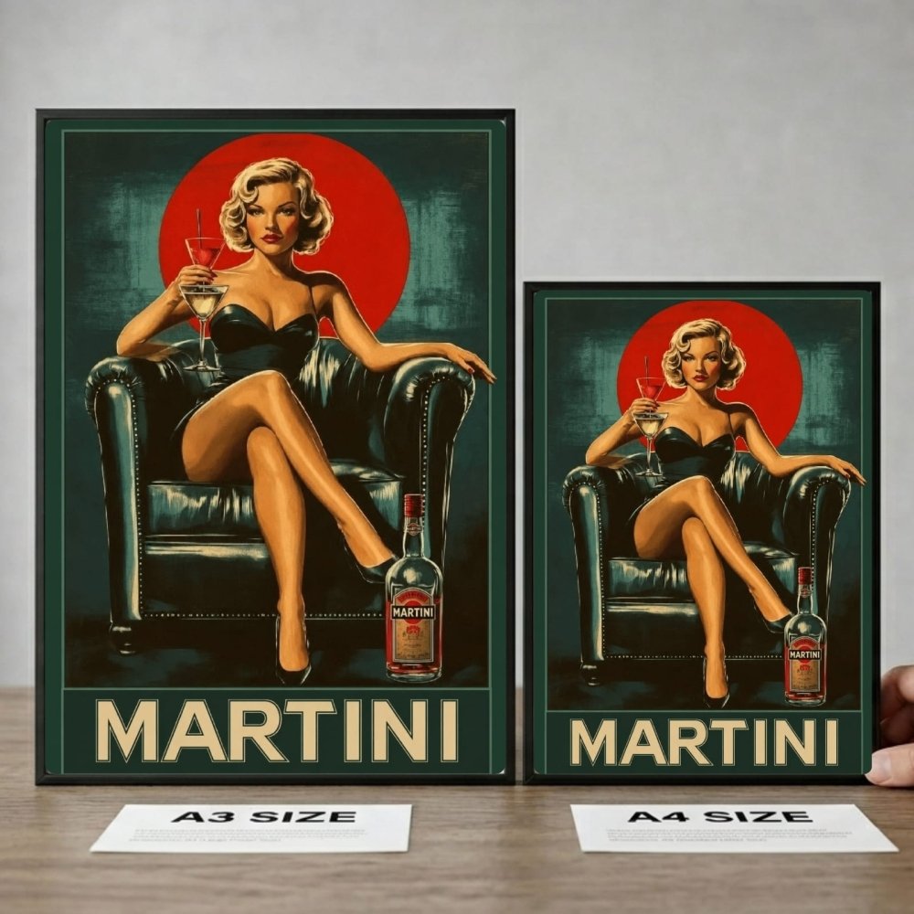 bar and restaurant decoration, martini marilyn monroe - Vibes Districtbar and restaurant decoration, martini marilyn monroe poster GoldVibes District