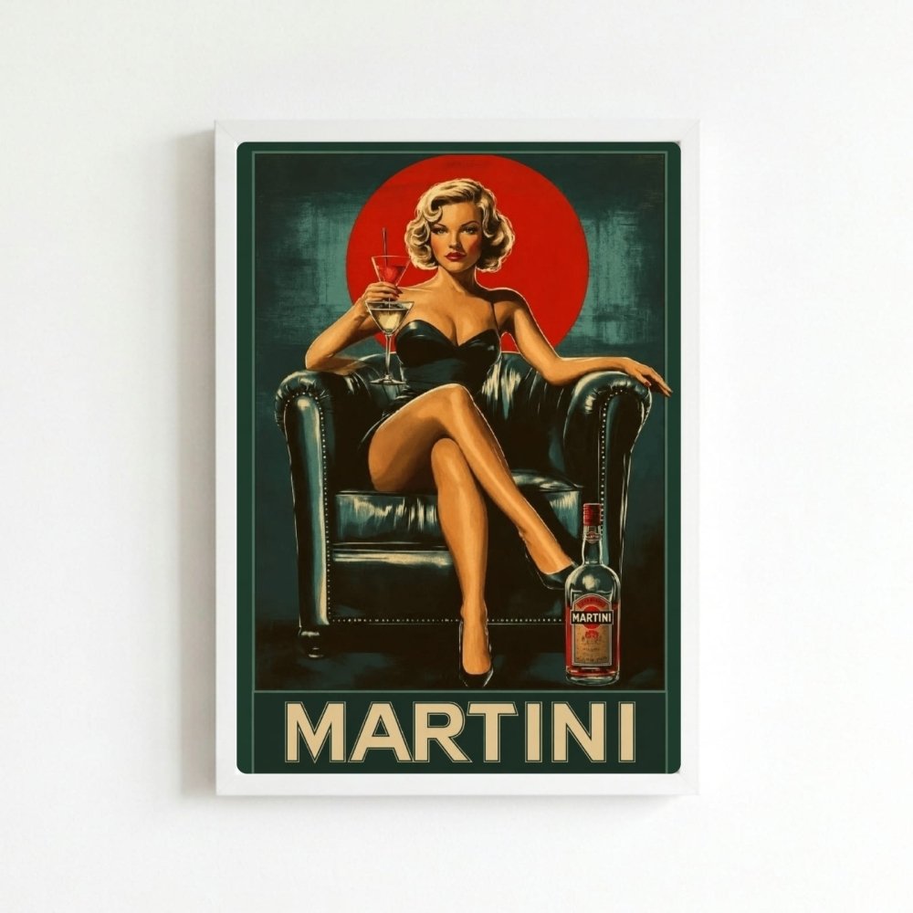 bar and restaurant decoration, martini marilyn monroe - Vibes Districtbar and restaurant decoration, martini marilyn monroe poster BiancoVibes District