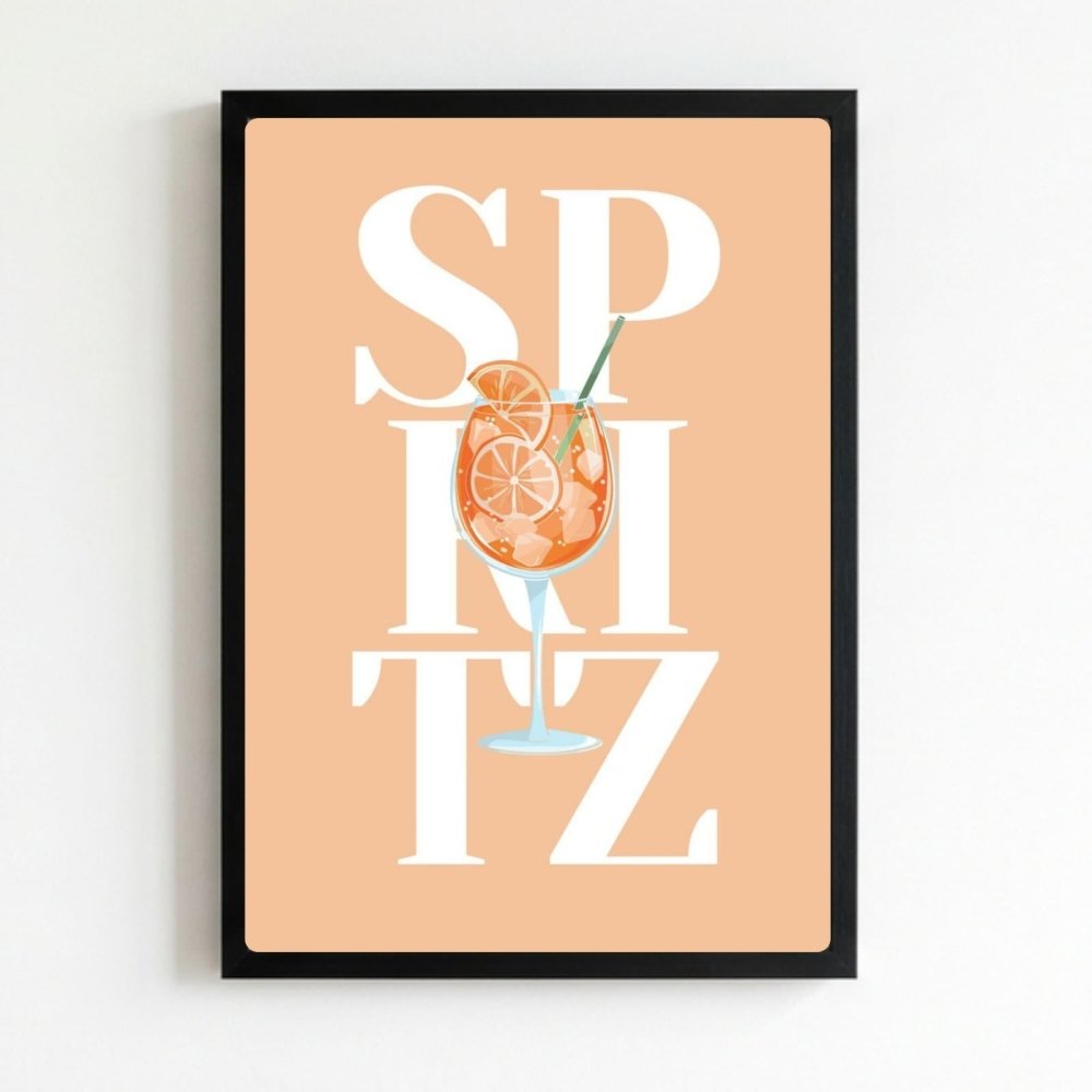 bar and restaurant decoration, spritz - Vibes Districtbar and restaurant decoration, spritz poster NeroVibes District