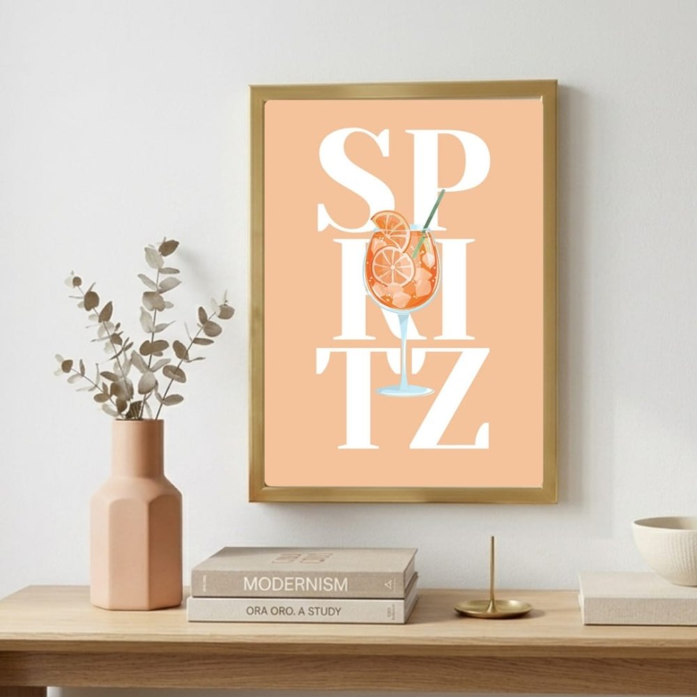 bar and restaurant decoration, spritz - Vibes Districtbar and restaurant decoration, spritz poster GoldVibes District
