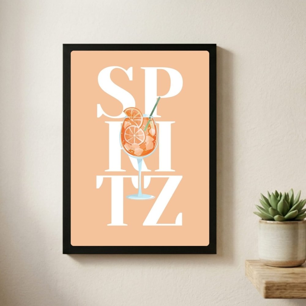 bar and restaurant decoration, spritz - Vibes Districtbar and restaurant decoration, spritz poster GoldVibes District