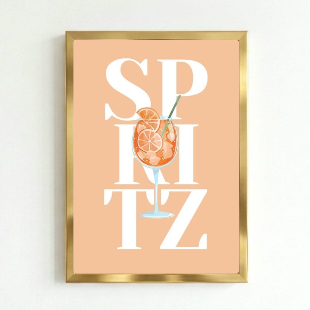 bar and restaurant decoration, spritz - Vibes Districtbar and restaurant decoration, spritz poster GoldVibes District