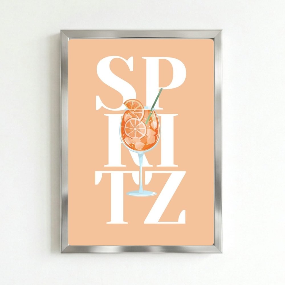 bar and restaurant decoration, spritz - Vibes Districtbar and restaurant decoration, spritz poster SilverVibes District