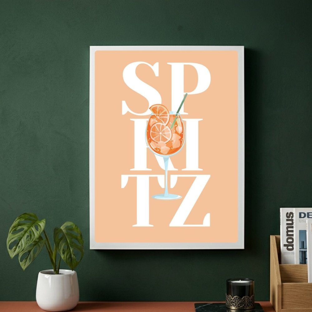 bar and restaurant decoration, spritz - Vibes Districtbar and restaurant decoration, spritz poster GoldVibes District