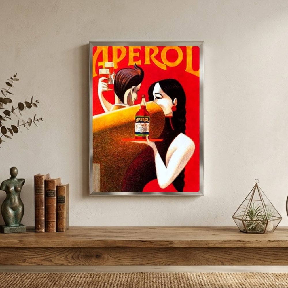 bar and restaurant decoration, spritz - Vibes Districtbar and restaurant decoration, spritz poster SilverVibes District