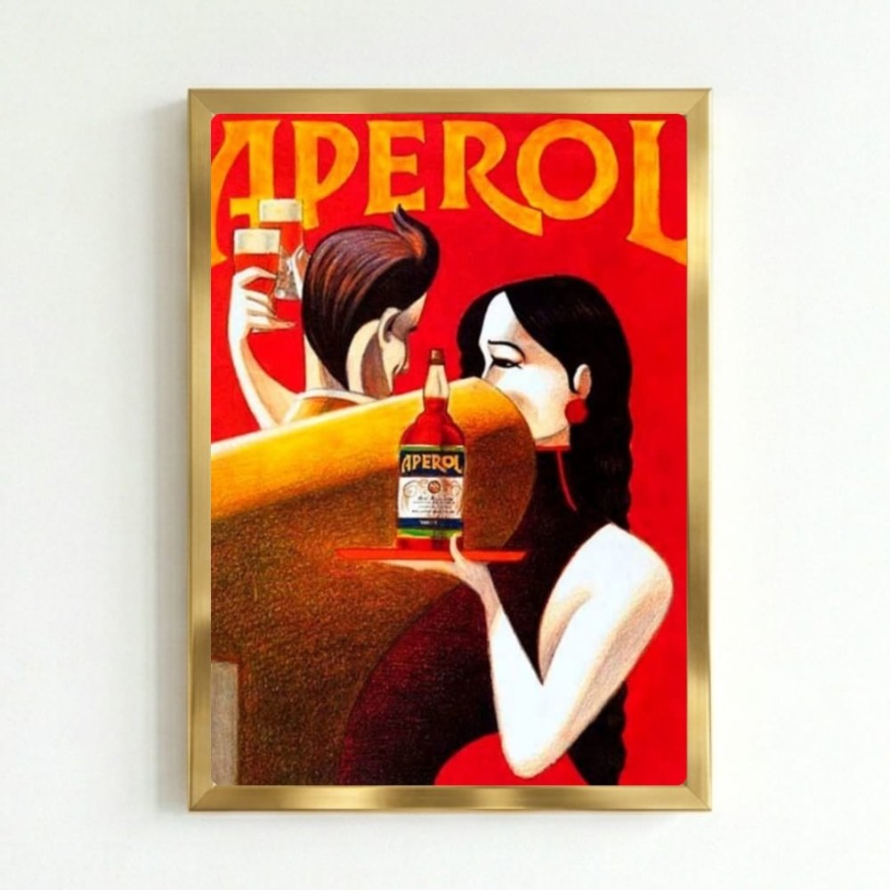bar and restaurant decoration, spritz - Vibes Districtbar and restaurant decoration, spritz poster GoldVibes District