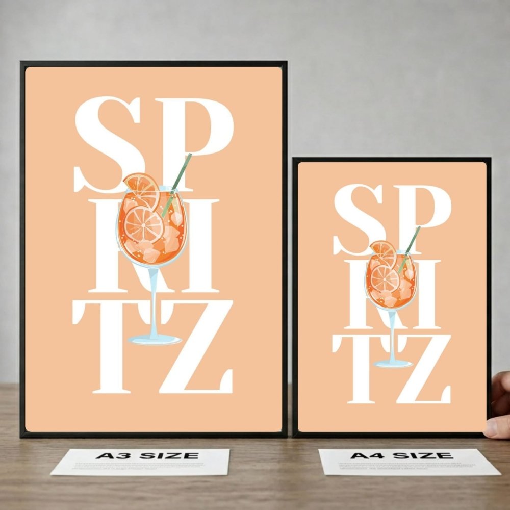 bar and restaurant decoration, spritz - Vibes Districtbar and restaurant decoration, spritz poster GoldVibes District