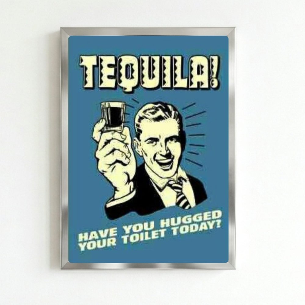 bar and restaurant decoration, tequila - Vibes Districtbar and restaurant decoration, tequila poster SilverVibes District