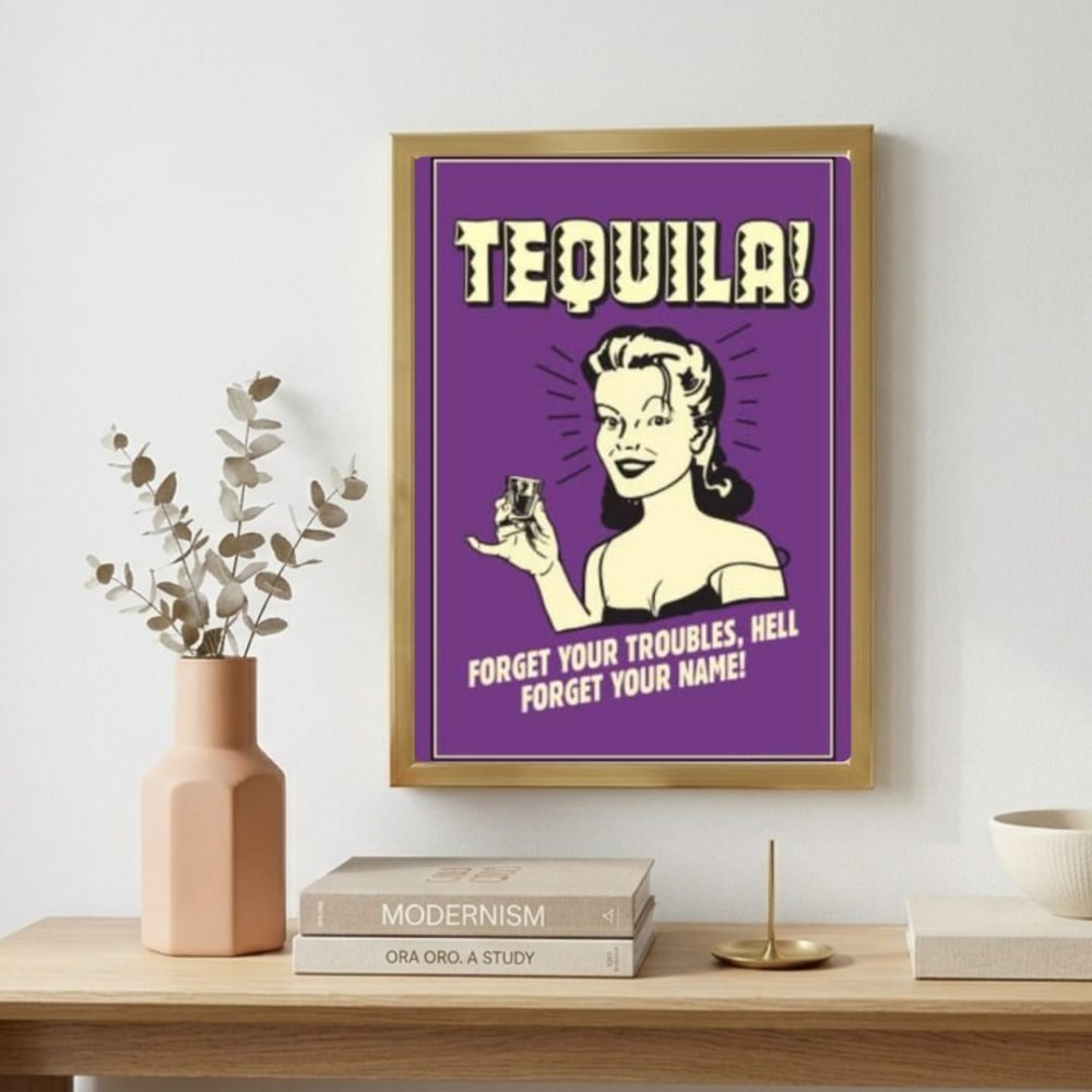 bar and restaurant decoration, tequila - Vibes Districtbar and restaurant decoration, tequila poster SilverVibes District