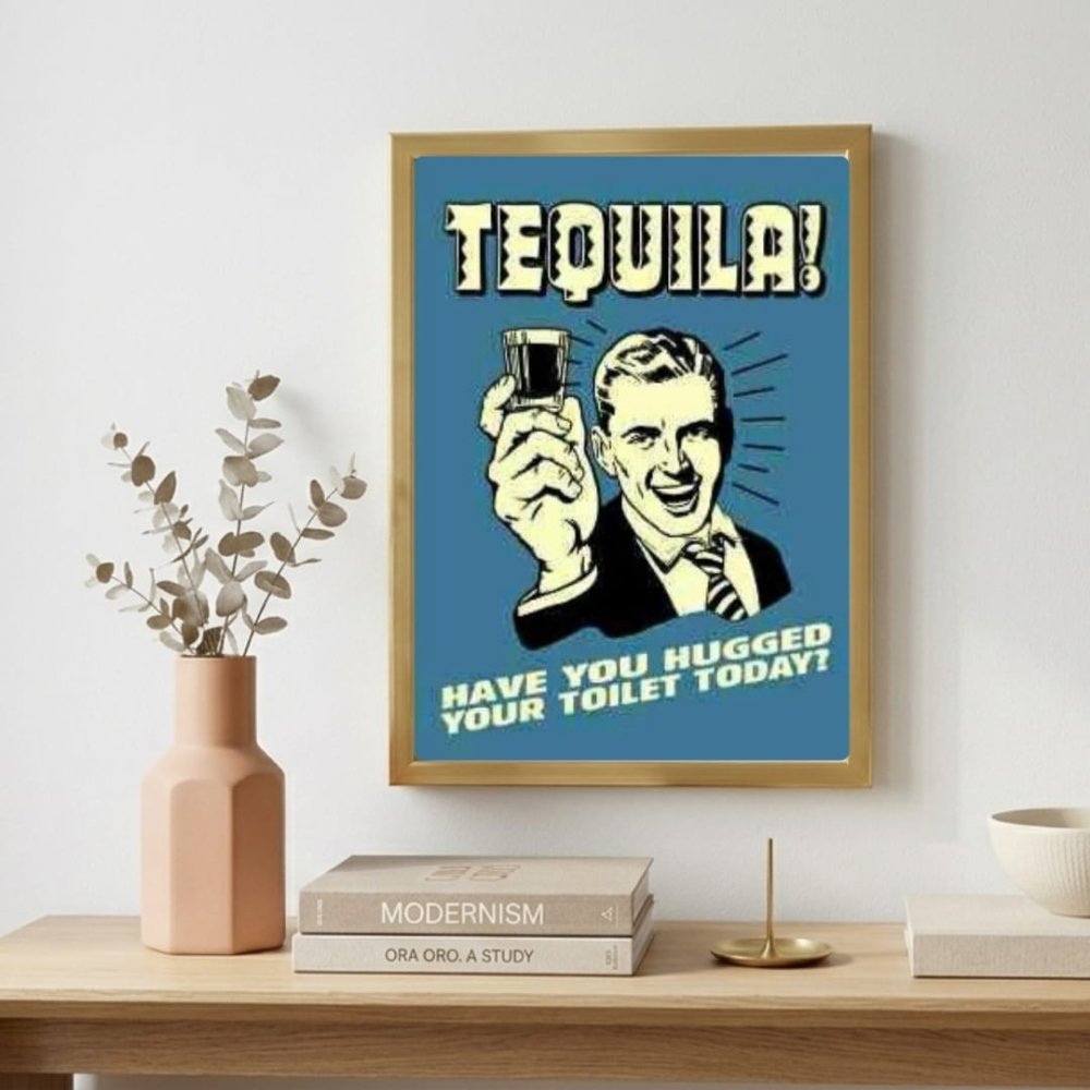 bar and restaurant decoration, tequila - Vibes Districtbar and restaurant decoration, tequila poster SilverVibes District