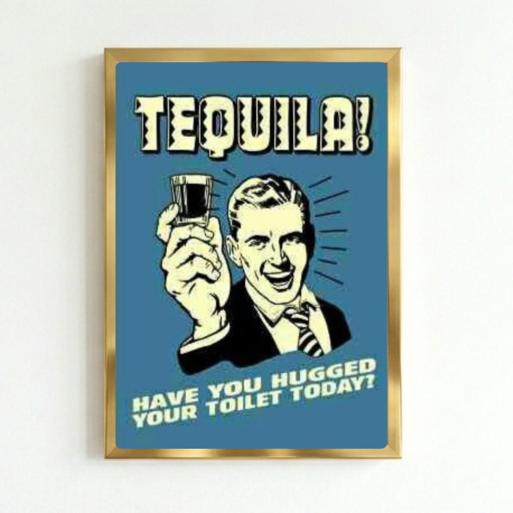 bar and restaurant decoration, tequila - Vibes Districtbar and restaurant decoration, tequila poster GoldVibes District