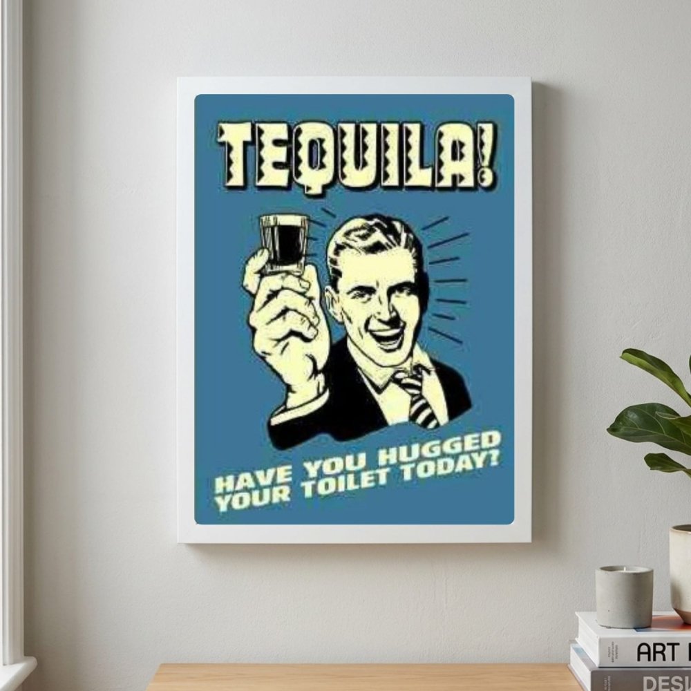 bar and restaurant decoration, tequila - Vibes Districtbar and restaurant decoration, tequila poster SilverVibes District