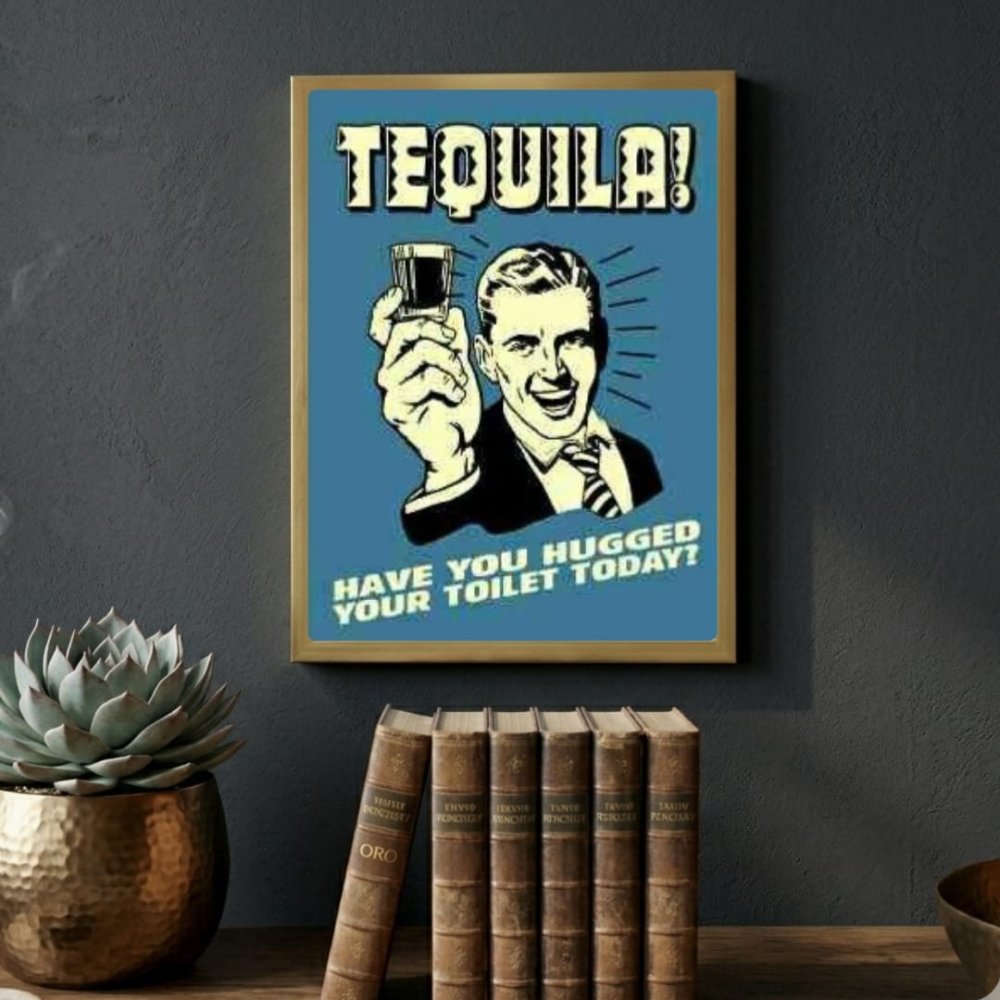 bar and restaurant decoration, tequila - Vibes Districtbar and restaurant decoration, tequila poster SilverVibes District