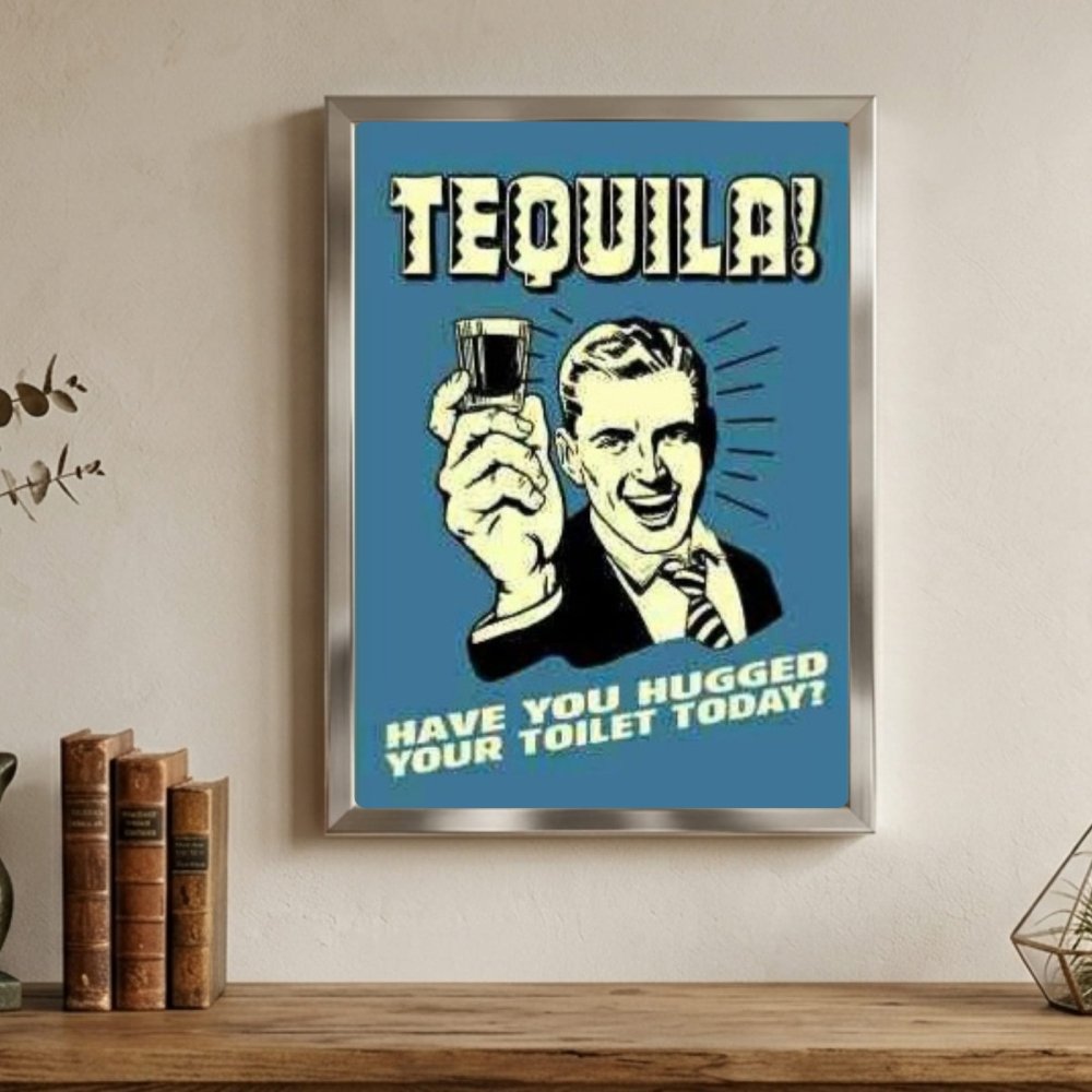 bar and restaurant decoration, tequila - Vibes Districtbar and restaurant decoration, tequila poster SilverVibes District